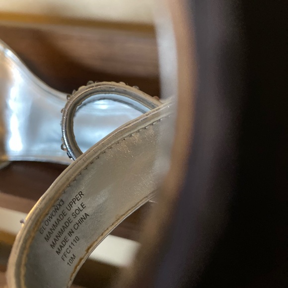 Nine West - Glamorous Silver Sequin Heels - Picture 11 of 11